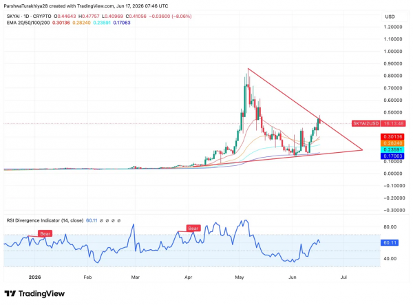 Прогноз цен SkyAI (SKYAI) на 2026, 2027, 2028, 2029, 2030-2050 годы